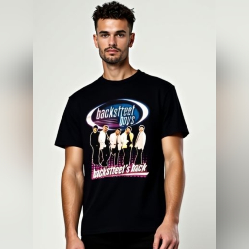 Backstreet Boys Black Graphic Tee